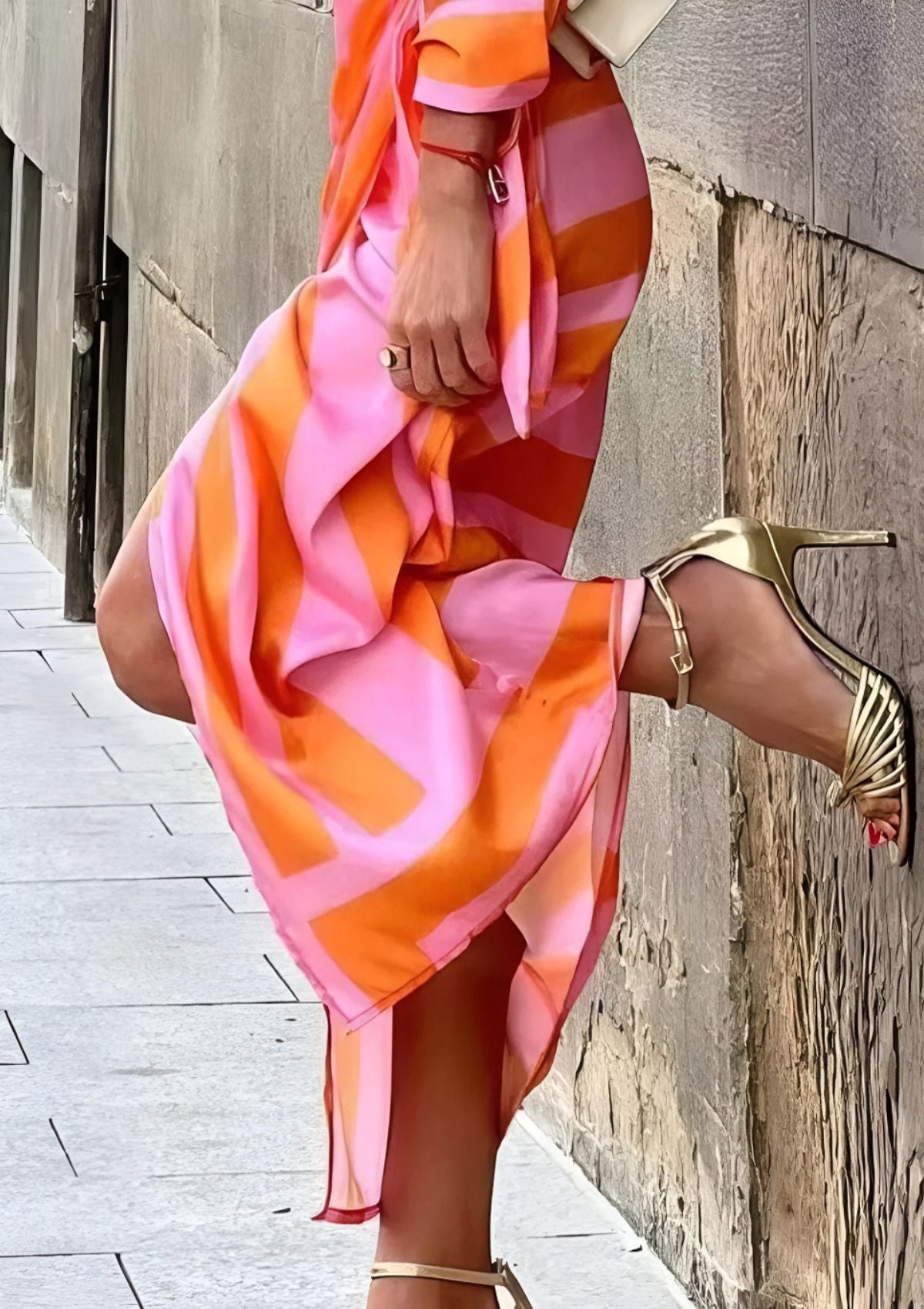 Image of Phyllis | Women's Wrap Midi Dress