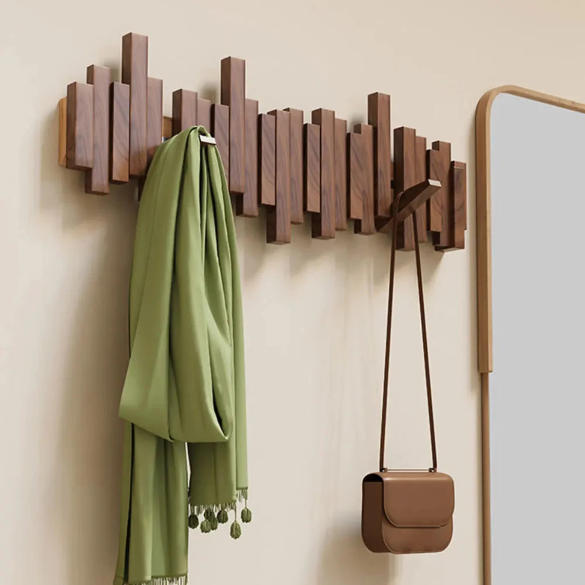 Piano Wood Coat Rack - Jackets, Coats, Elegant