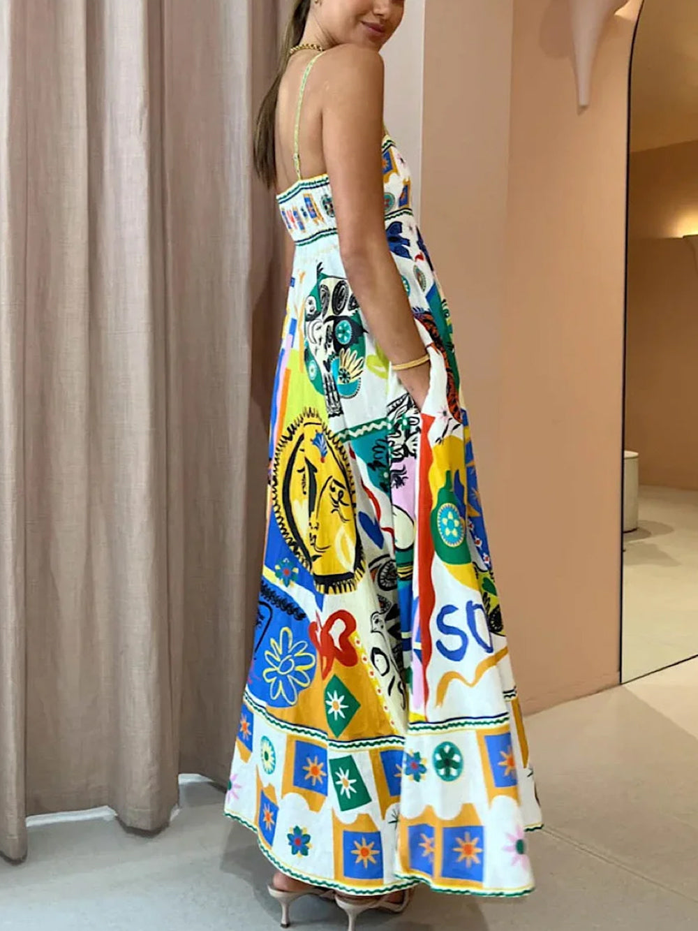 Image of Piper | Women's Sleeveless Maxi Dress