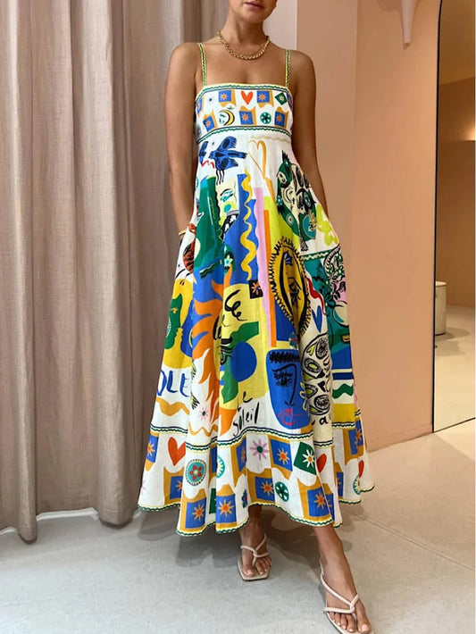 Image of Piper | Women's Sleeveless Maxi Dress