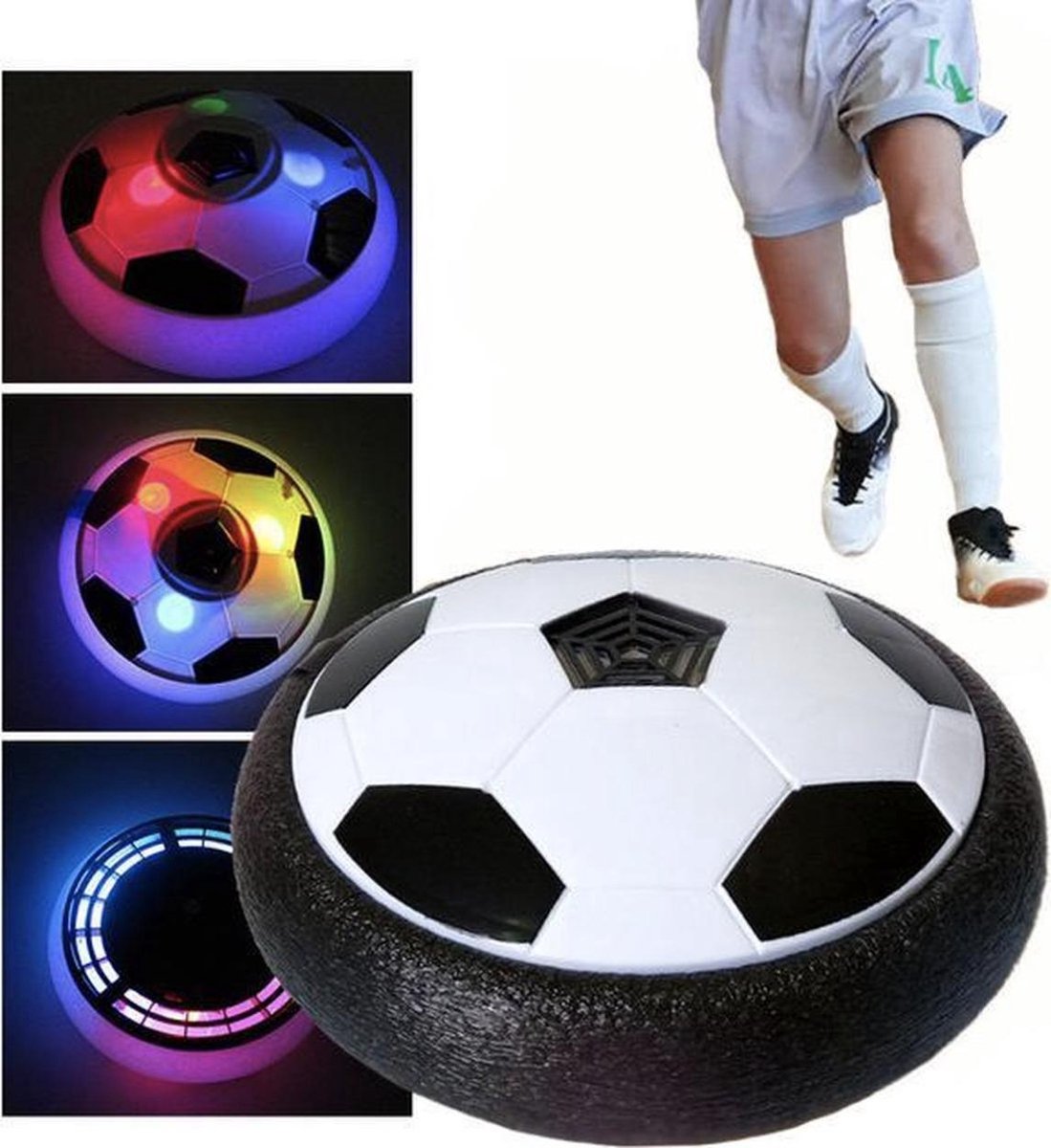 Play AirBall™ - The Floating Soccer Ball for Indoor Use with Soft Bumper Edge!