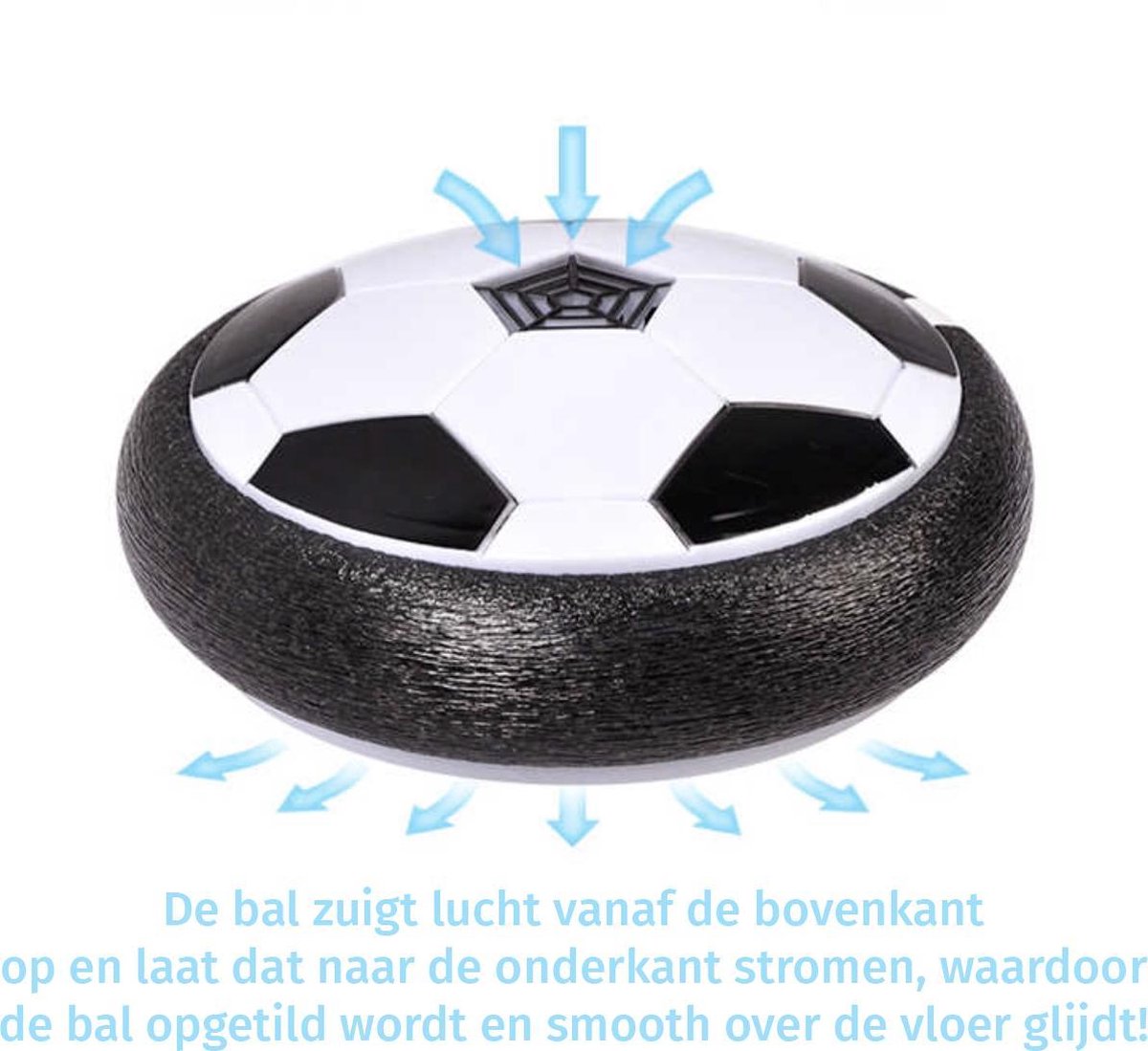 Play AirBall™ - The Floating Soccer Ball for Indoor Use with Soft Bumper Edge!