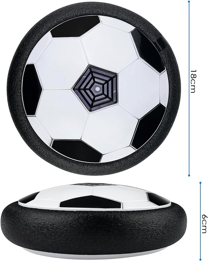 Play AirBall™ - The Floating Soccer Ball for Indoor Use with Soft Bumper Edge!