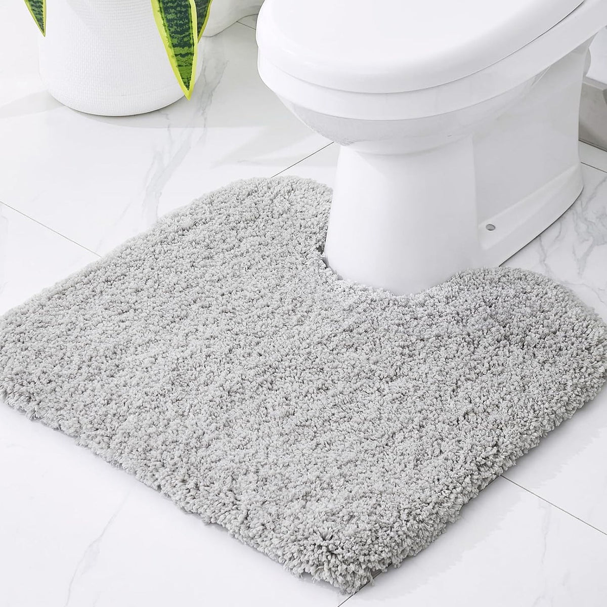 Plush Bathroom Toilet Mat