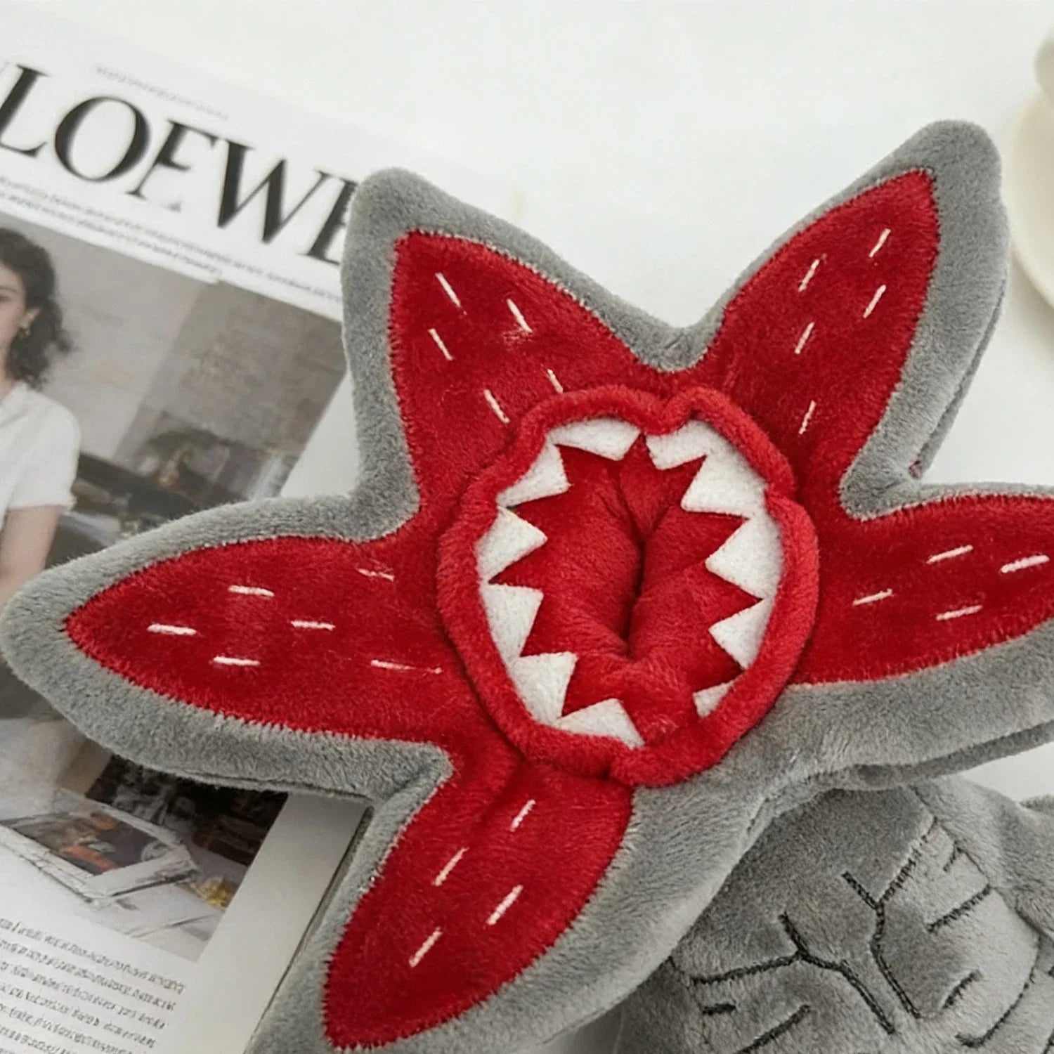 Plush Toy Demogorgon 25 cm – Gray Soft Monster for Halloween for Children 3+