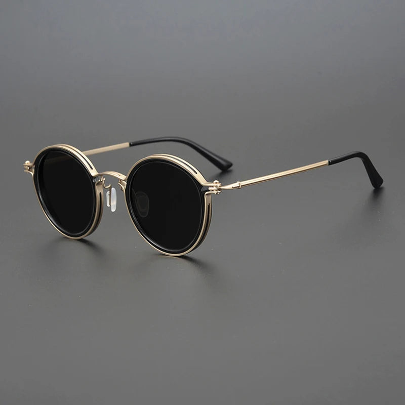 Polarized Sunglasses with UV 400 Filter and Shiny Metal Frame – Stylish Glasses for Outdoor Wear