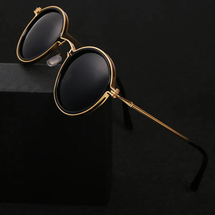 Polarized Sunglasses with UV 400 Filter and Shiny Metal Frame – Stylish Glasses for Outdoor Wear