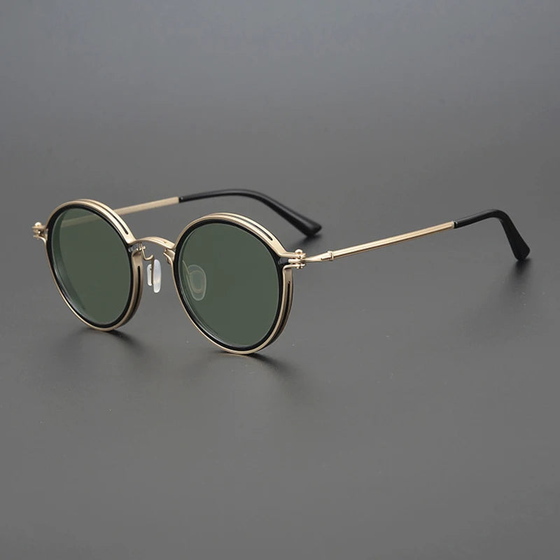 Polarized Sunglasses with UV 400 Filter and Shiny Metal Frame – Stylish Glasses for Outdoor Wear
