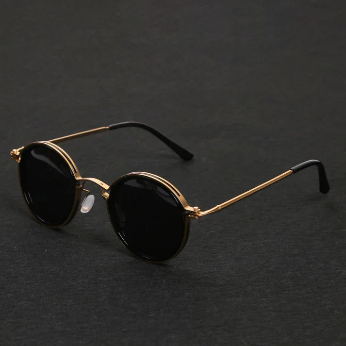 Polarized Sunglasses with UV 400 Filter and Shiny Metal Frame – Stylish Glasses for Outdoor Wear