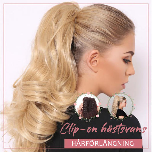 Ponytail with Clip for Women - Volume & Fullness