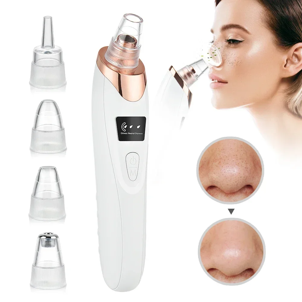 PoreRemover: Rechargeable Smart Blackhead and Whitehead Pore Remover Kit