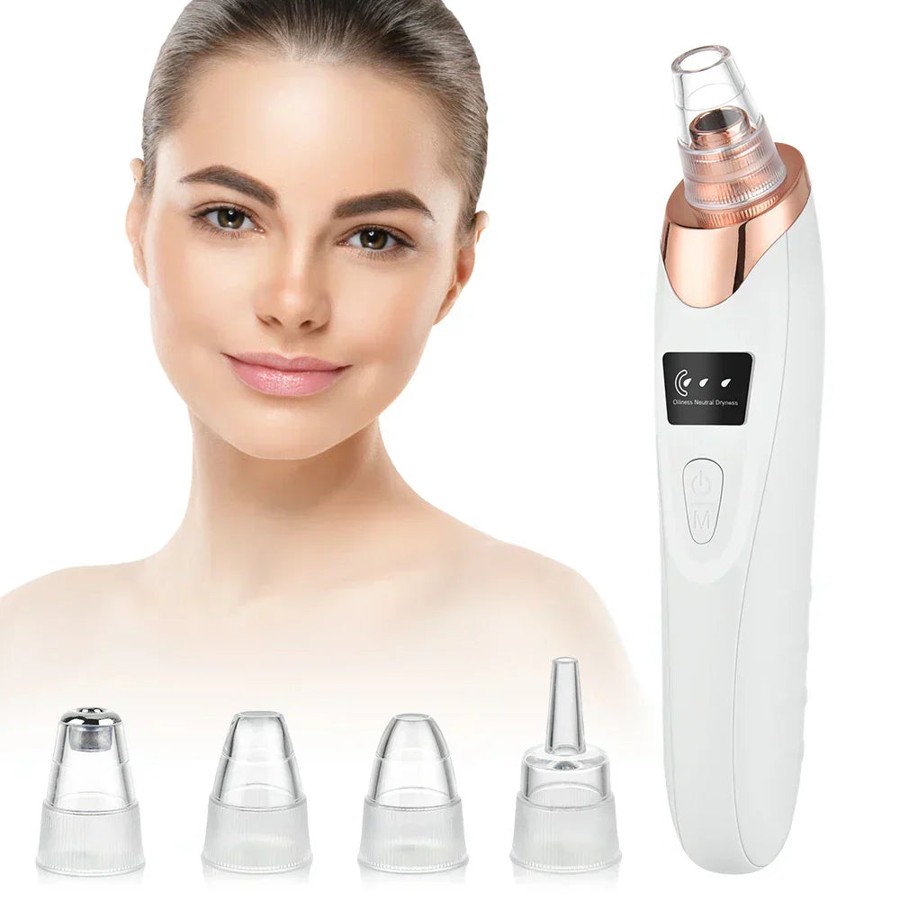 PoreRemover: Rechargeable Smart Blackhead and Whitehead Pore Remover Kit