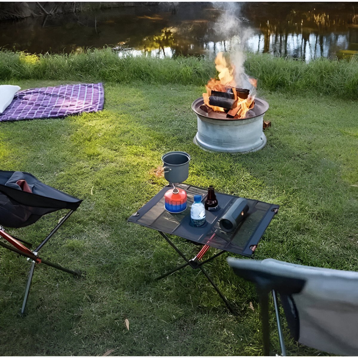Portable Aluminum Folding Camping Table