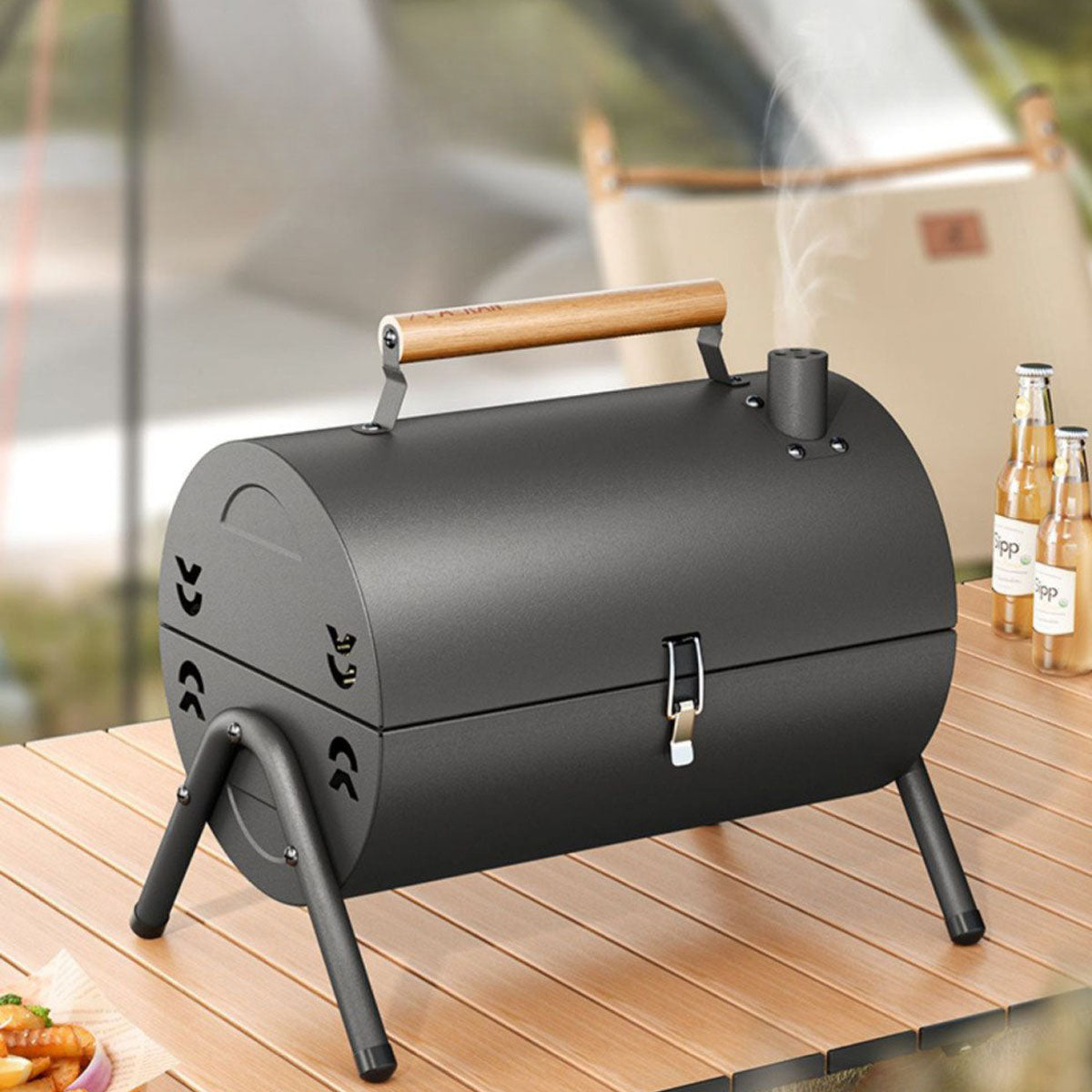 Portable Charcoal Grill for Camping