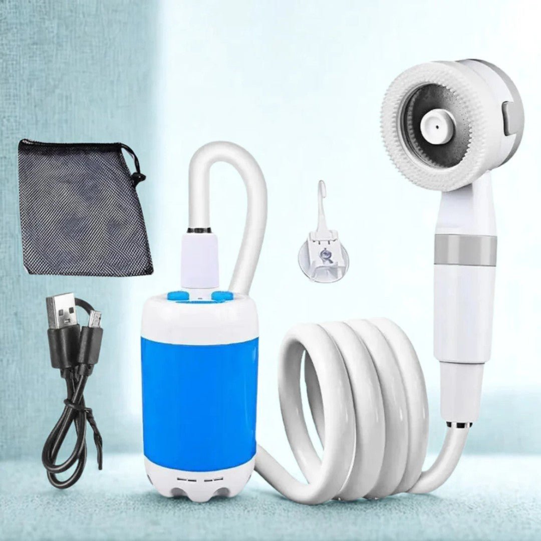 Portable Electric Outdoor Shower with Adjustable Pressure