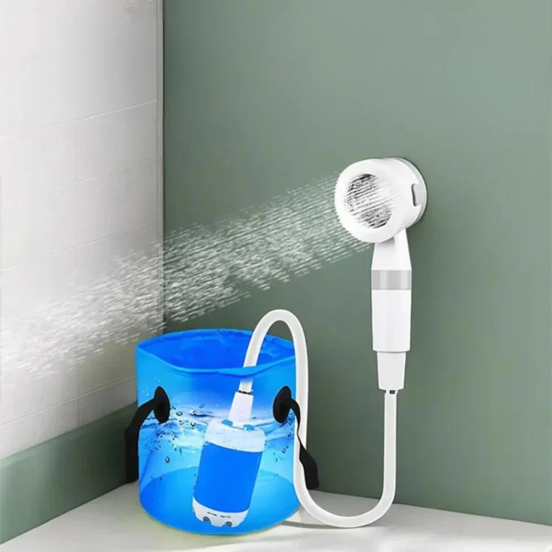 Portable Electric Outdoor Shower with Adjustable Pressure