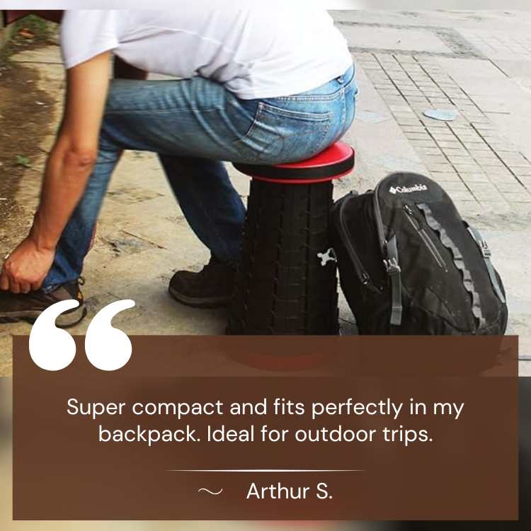 Portable Foldable Retractable Stool