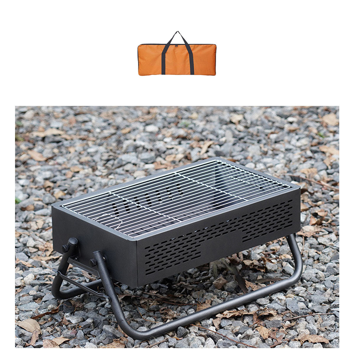 Portable Foldable Smokeless BBQ Grill with Accessories