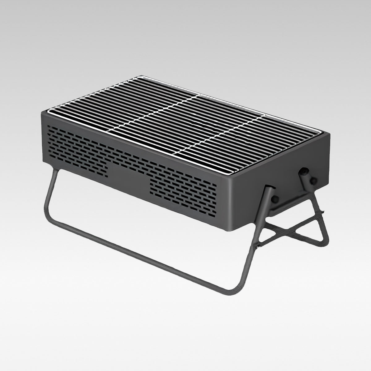 Portable Foldable Smokeless BBQ Grill with Accessories