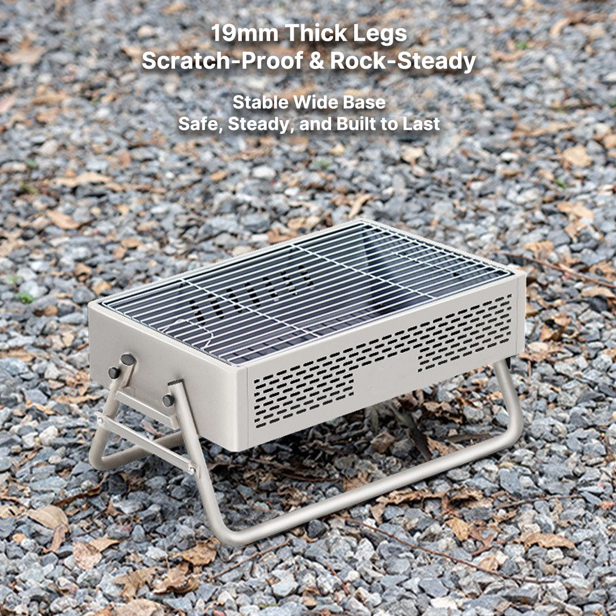 Portable Foldable Smokeless BBQ Grill with Accessories