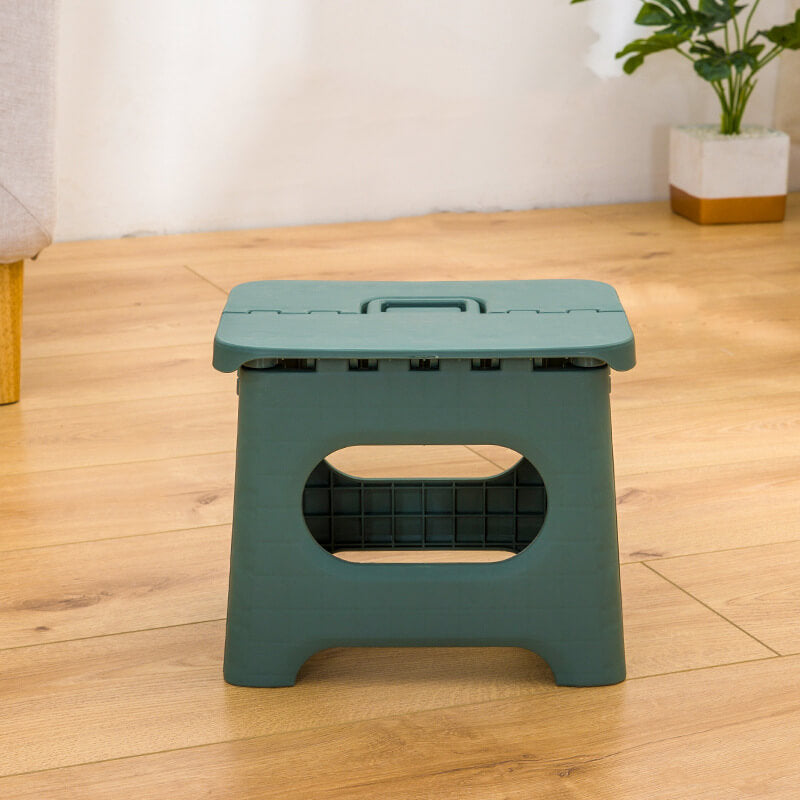 Portable Folding Step Stool with Handle for Versatile Use
