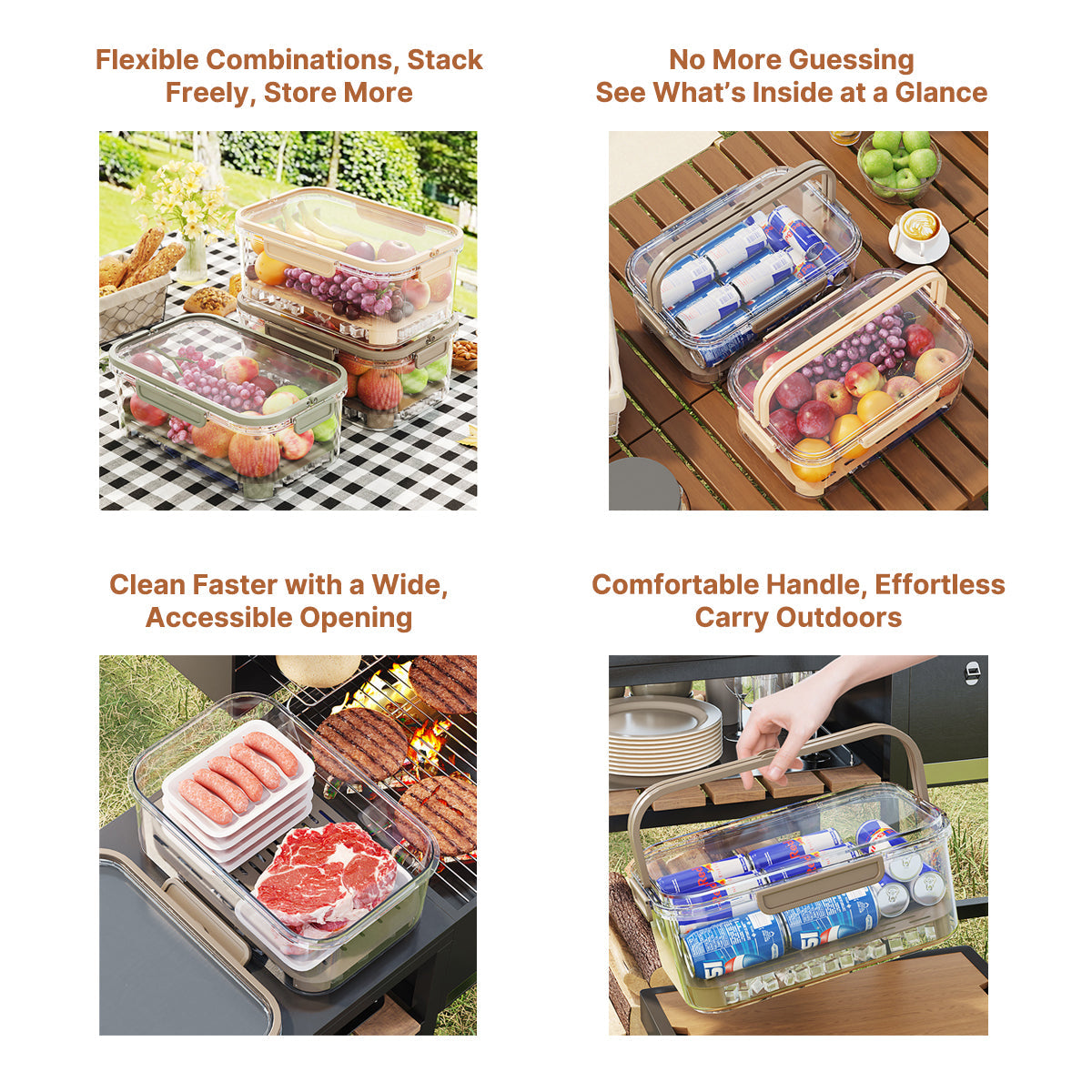 Portable Leakproof Food Organizer