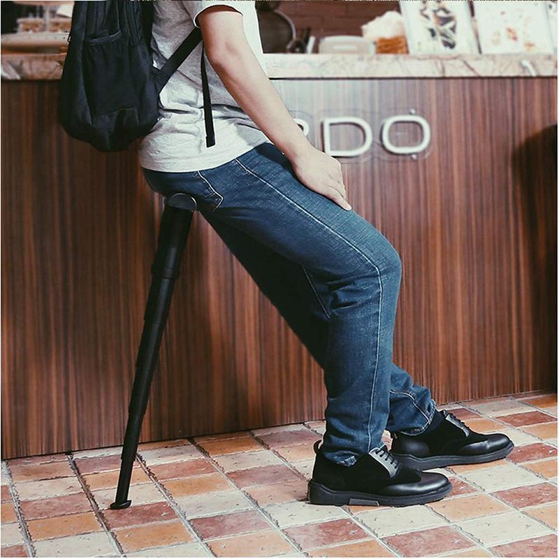 Portable Mini Folding Chair for Queueing Outdoors etc.