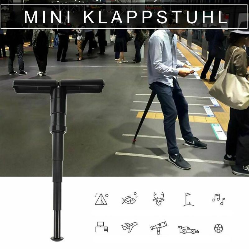 Portable Mini Folding Chair for Queueing Outdoors etc.
