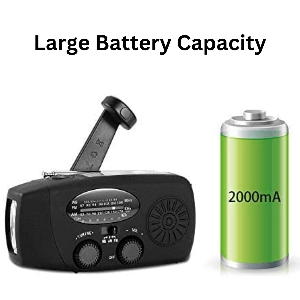 Portable Multi-Function Hand Crank Emergency Radio