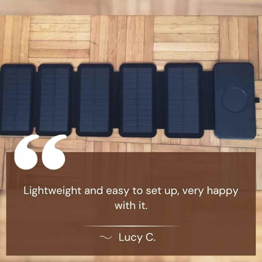 Portable Outdoor Solar Panels for Camping