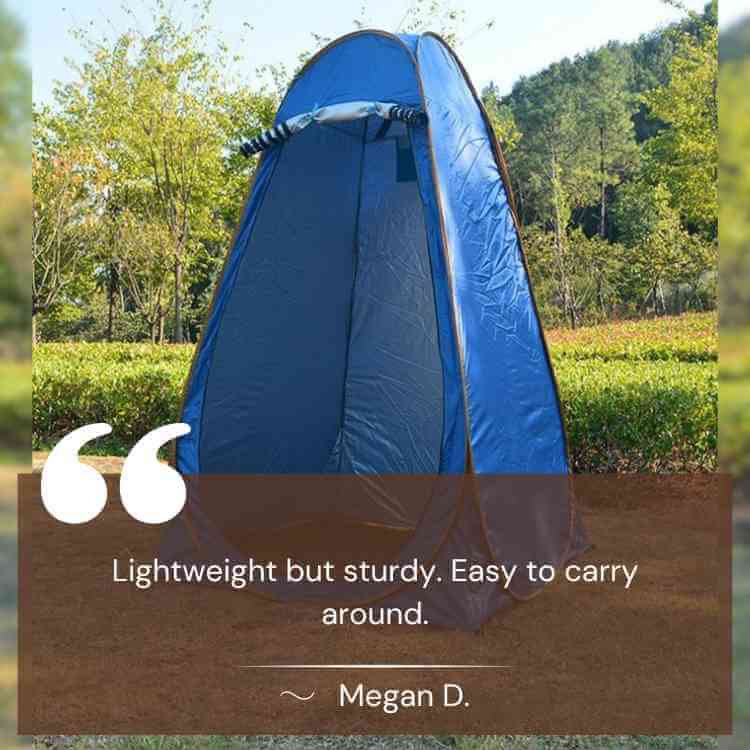 Portable Pop-Up Privacy Tent