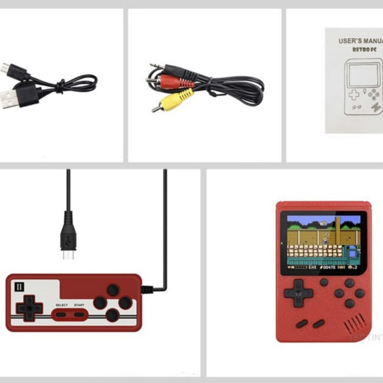 Portable Retro Mini Console for Kids with 400 Games
