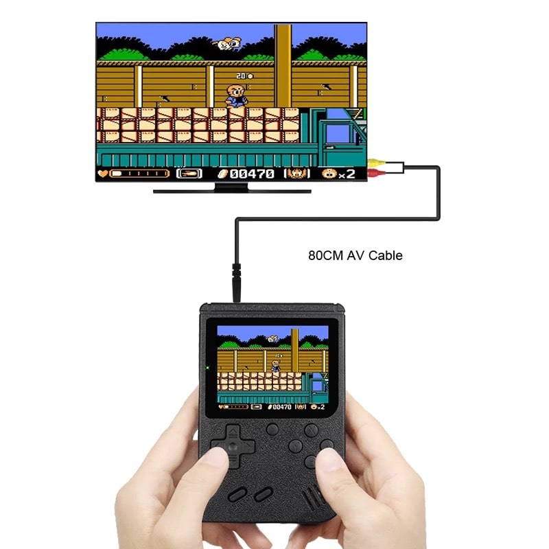 Portable Retro Mini Console for Kids with 400 Games