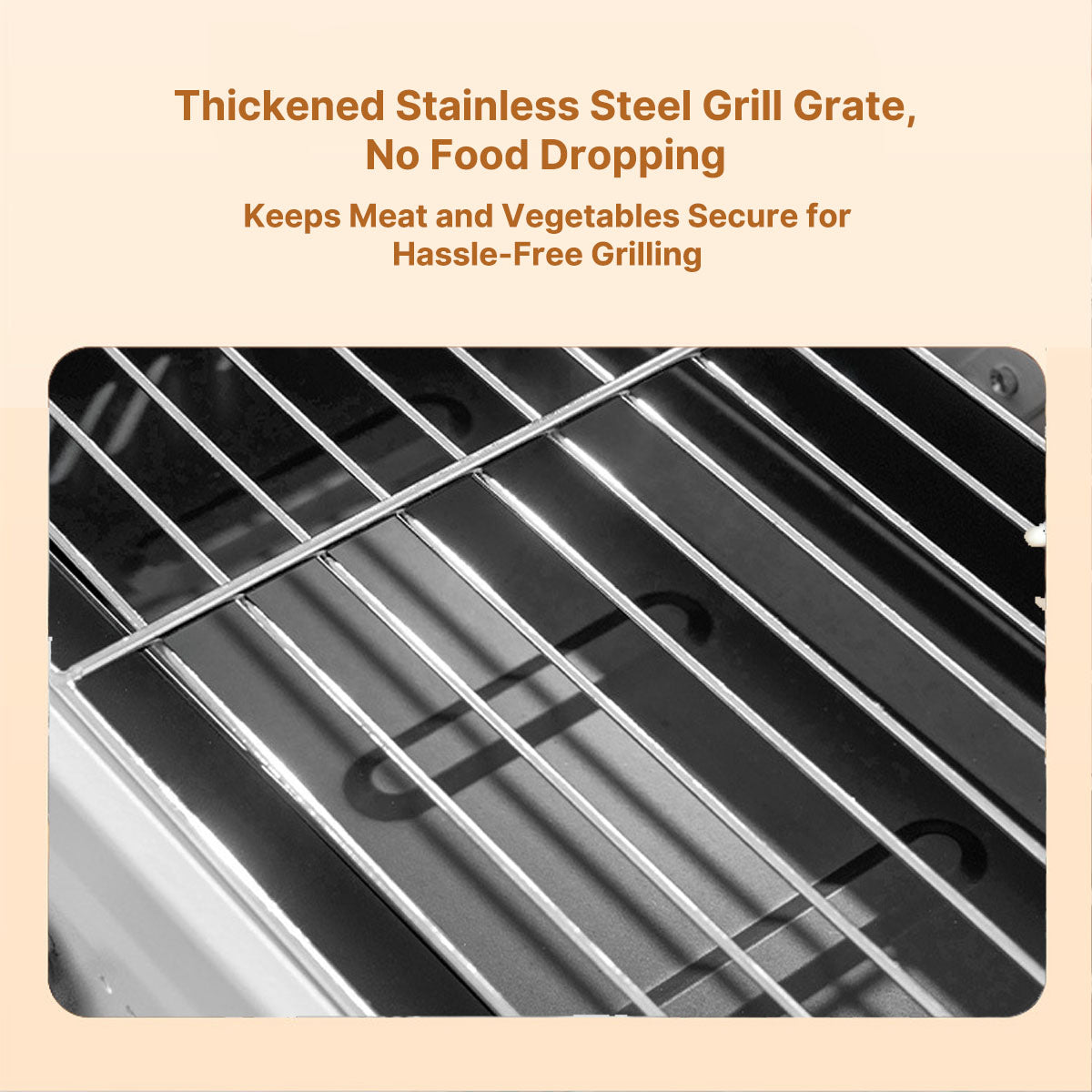 Portable Stainless Steel BBQ Grill for Outdoor Camping