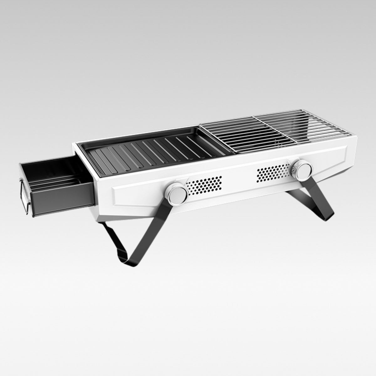 Portable Stainless Steel BBQ Grill for Outdoor Camping