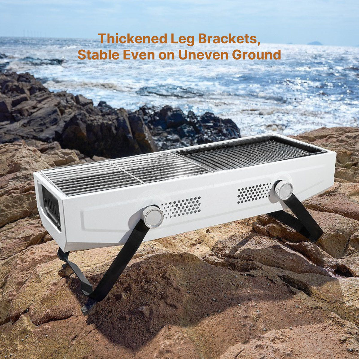 Portable Stainless Steel BBQ Grill for Outdoor Camping