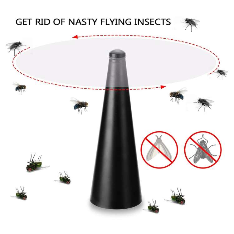 Portable Tabletop Fly Repellent Fan for Outdoor Dining