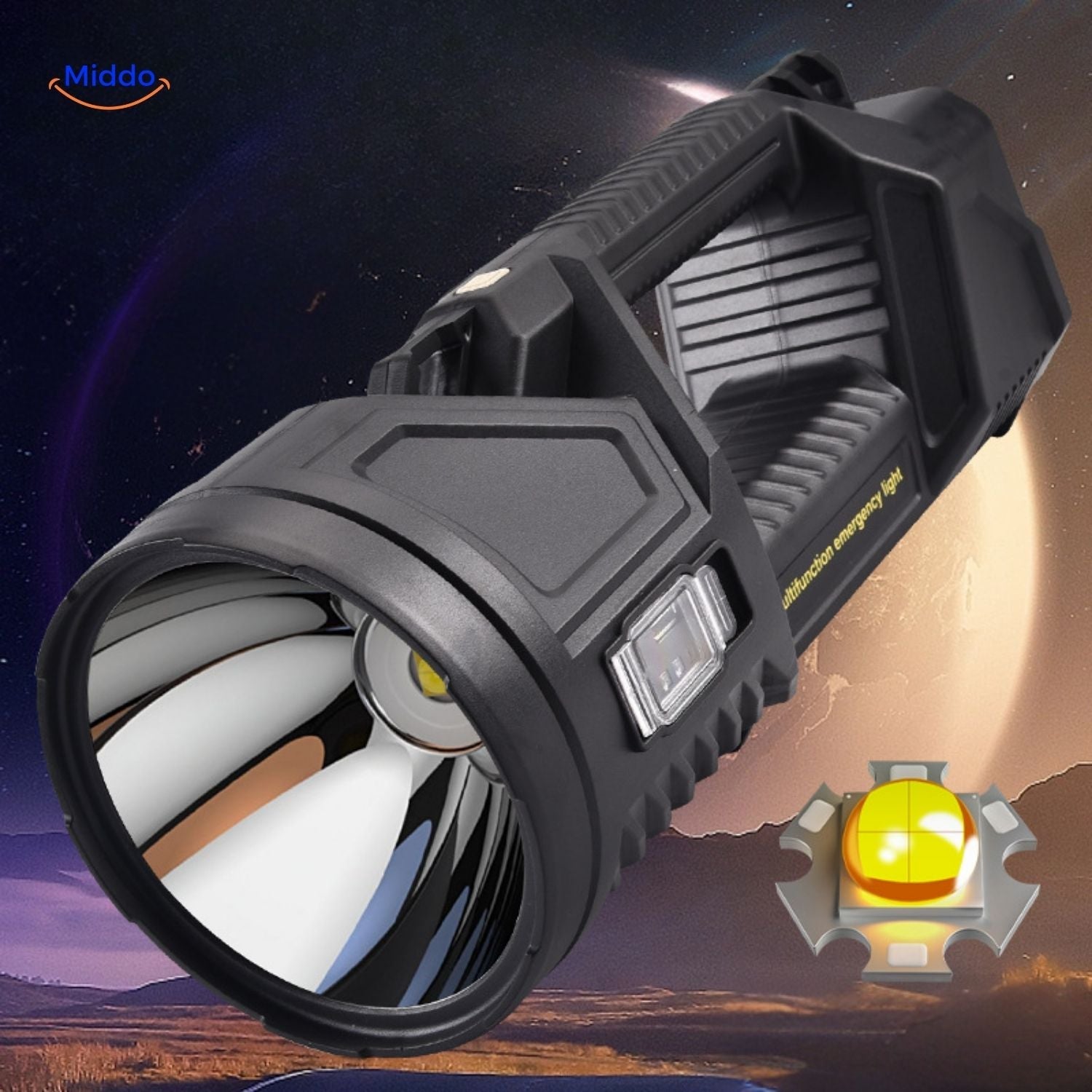 PowerBeam™ Superlamp | Ultra Bright • 6000mAh • 500m Range
