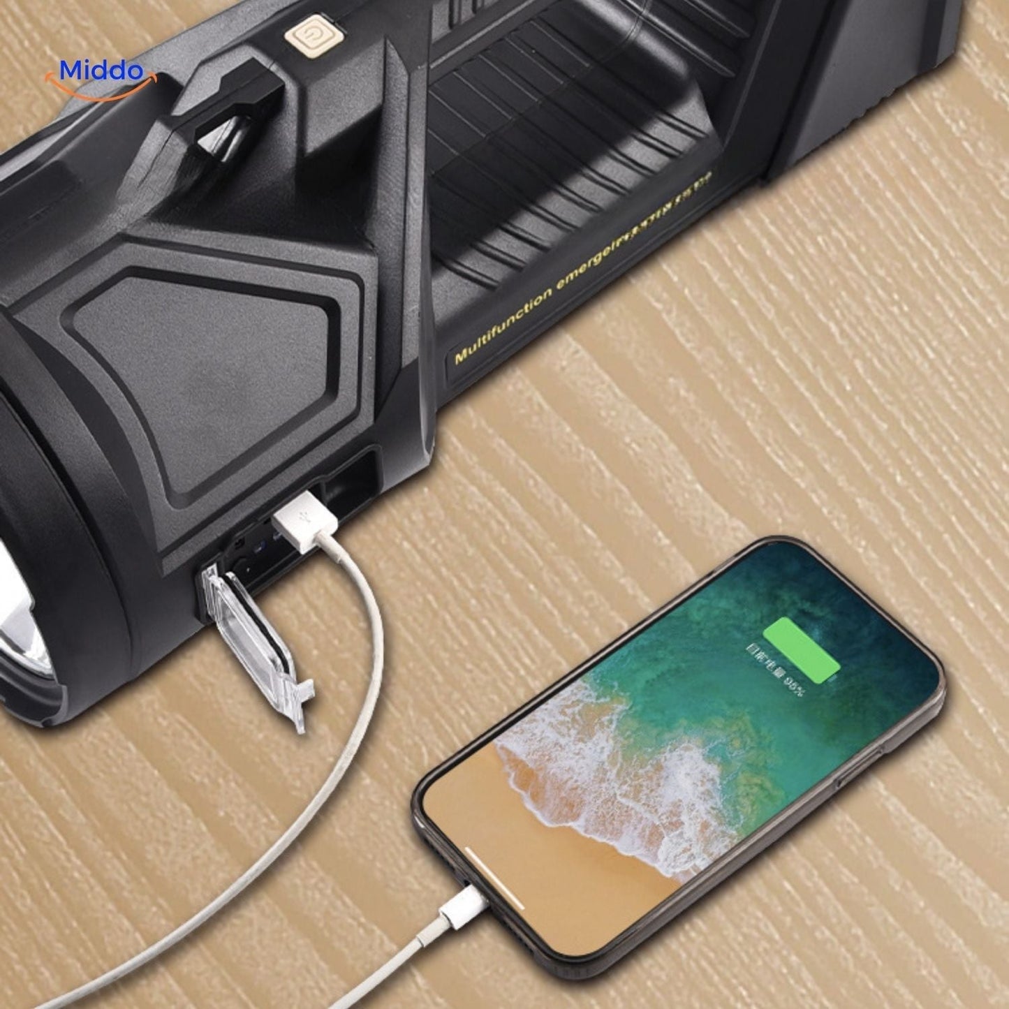 PowerBeam™ Superlamp | Ultra Bright • 6000mAh • 500m Range
