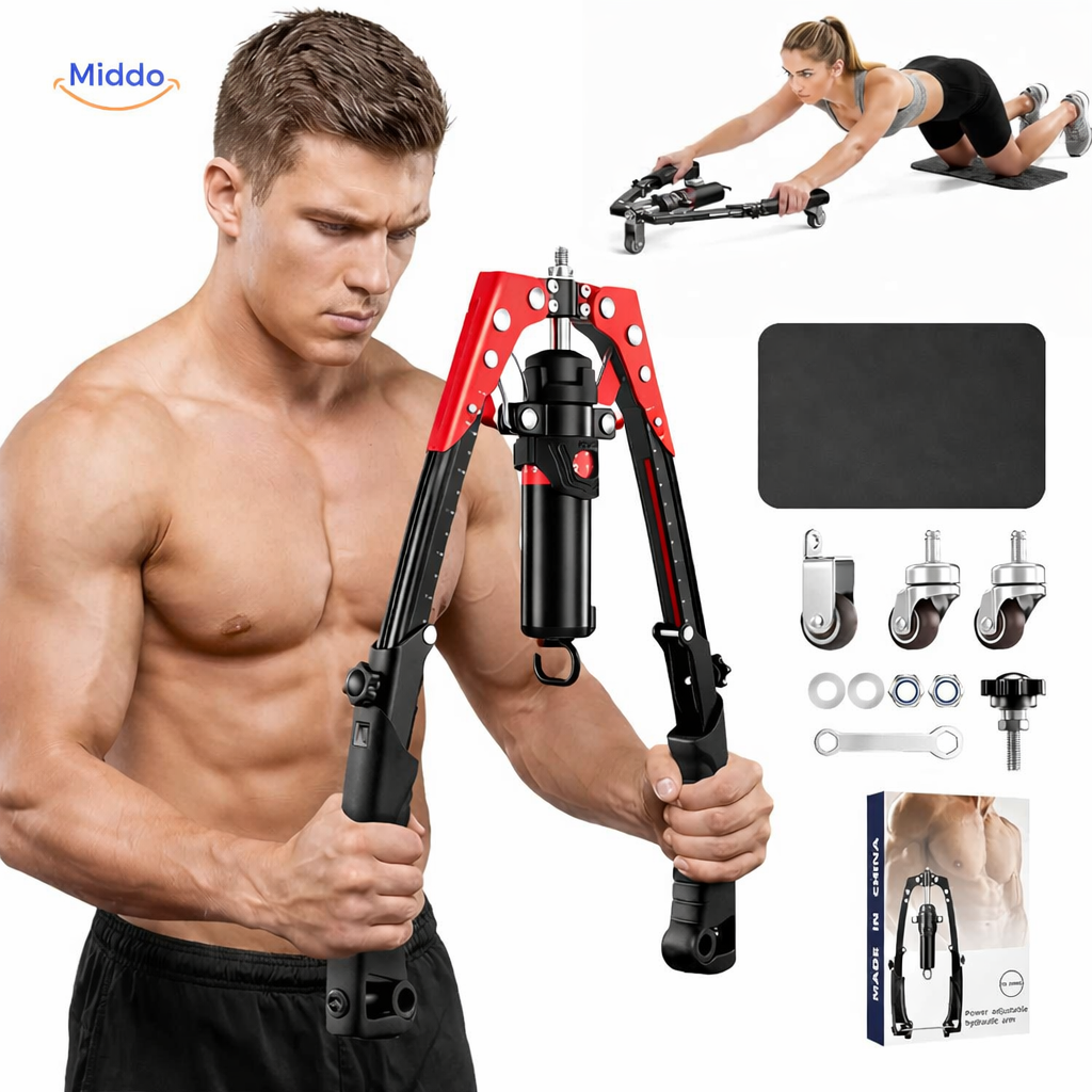 PowerFlex™ Arm Trainer | Adjustable (10-200kg), Strong Grip & Home Fitness