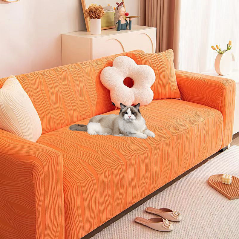 Premium Jacquard Sofa Cover - Anti-Scratch & Stretch