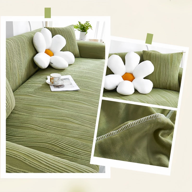 Premium Jacquard Sofa Cover - Anti-Scratch & Stretch