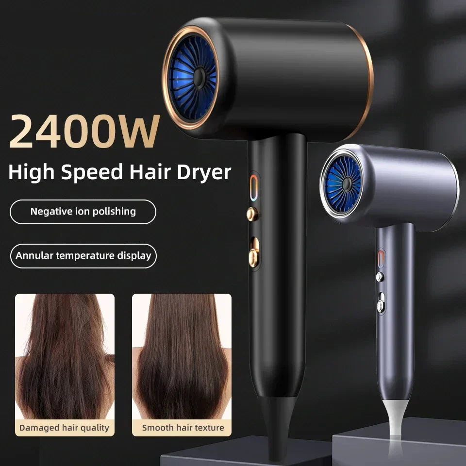 Professional Hair Dryer 2400W with Ion Technology