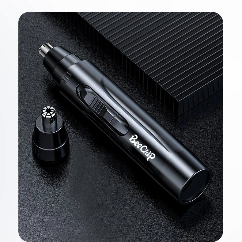 PROFESSIONAL PAINLESS NOSE & EAR HAIR TRIMMER FOR MEN AND WOMEN – RECHARGEABLE