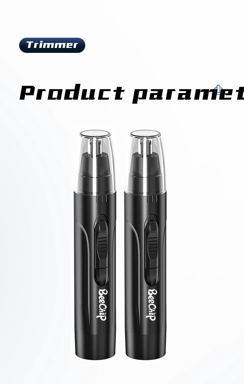 PROFESSIONAL PAINLESS NOSE & EAR HAIR TRIMMER FOR MEN AND WOMEN – RECHARGEABLE