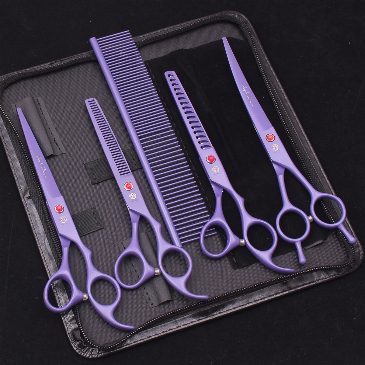 Professional Pet Grooming Scissors Set – High-Quality Stainless Steel Tools - Image 3
