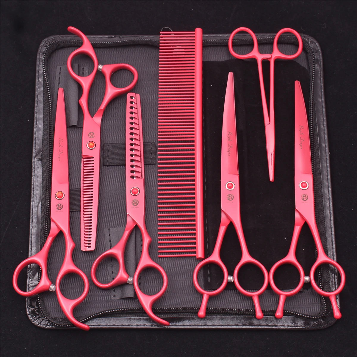Professional Pet Grooming Scissors Set – High-Quality Stainless Steel Tools - Image 4