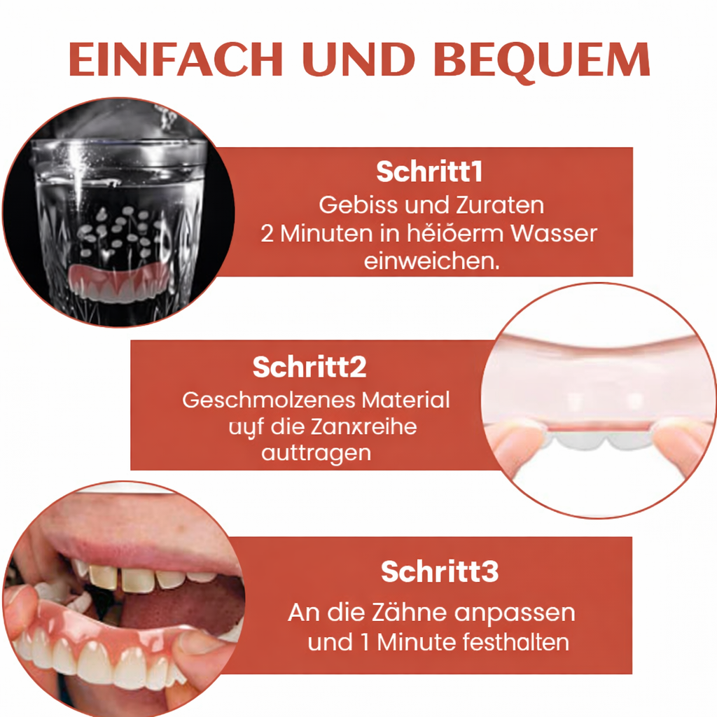 Prosthesis | Dental Replacement Cushion Made of Silicone | Non-Slip | ComfortCush