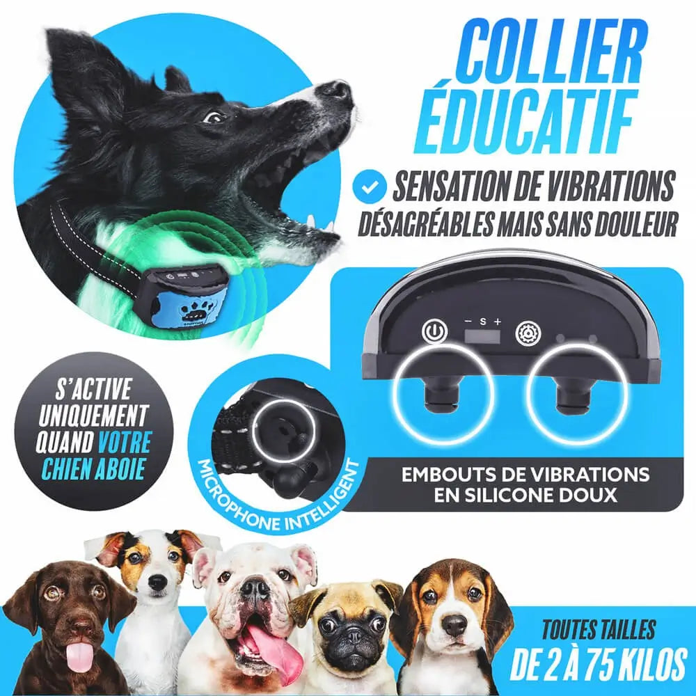 PuppySafe Anti-Bark Collar - Train Your Dog - Pain-Free