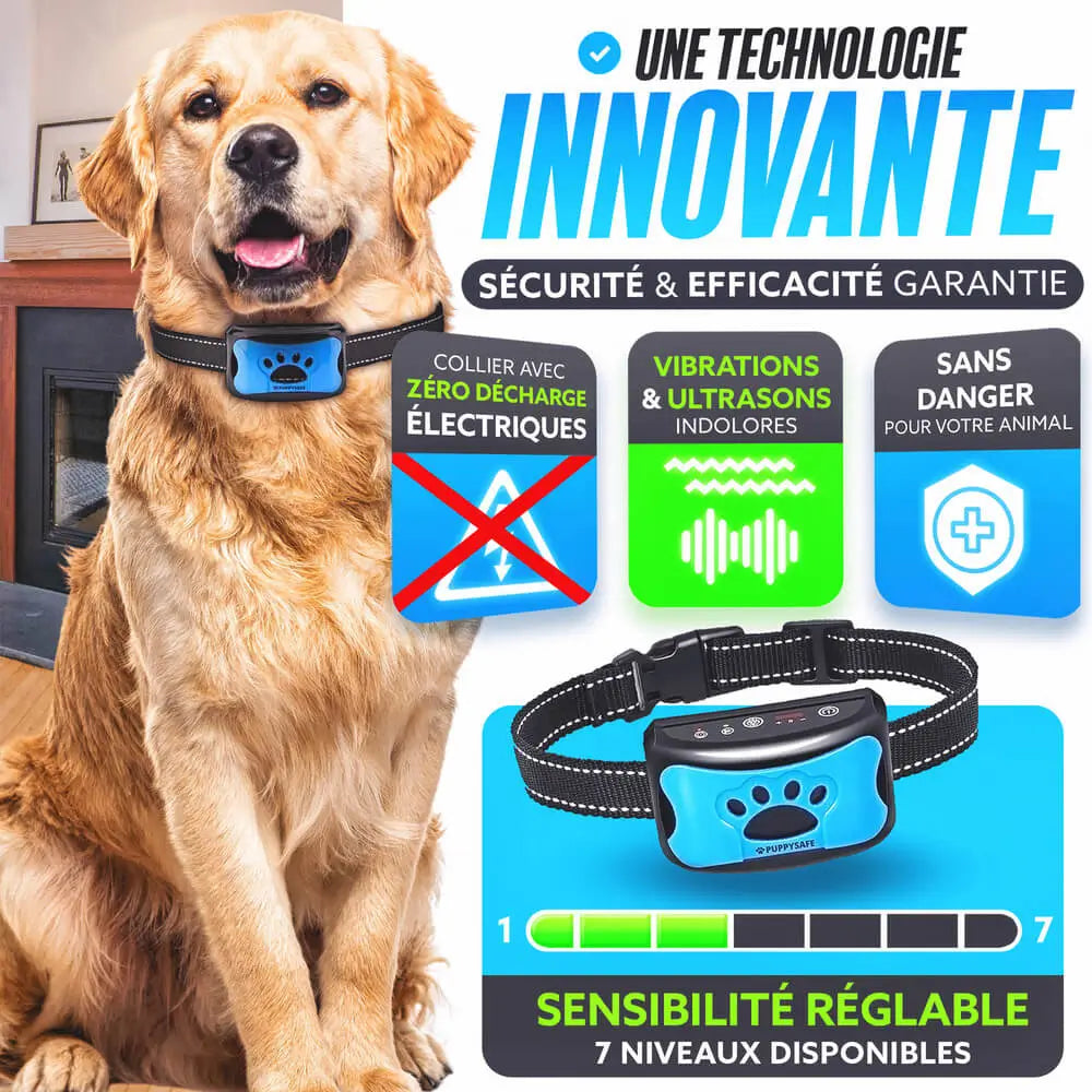 PuppySafe Anti-Bark Collar - Train Your Dog - Pain-Free